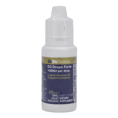BioCeuticals D3 drops forte 1000IU product image