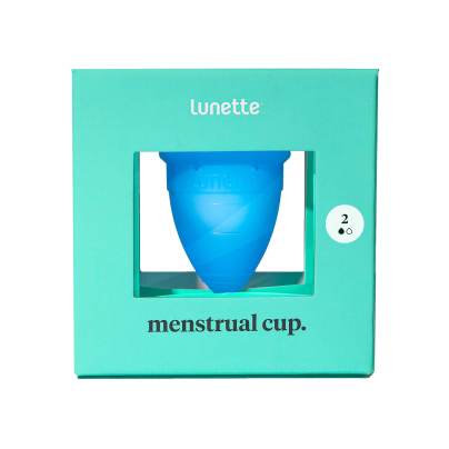 Lunette Menstrual Cup Blue Model 2 product image