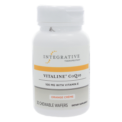 Vitaline CoQ10 w/Vit E 100mg Chewable Orange Creme product image