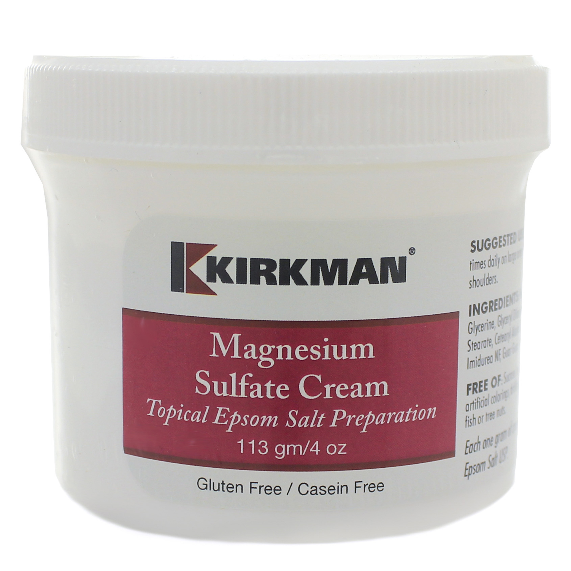 Magnesium Sulfate Cream, Kirkman Professional, Wholesale Distributor